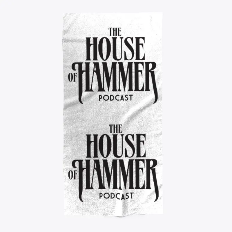 House of Hammer beach towel